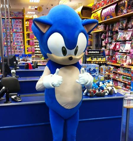 mascotte sonic