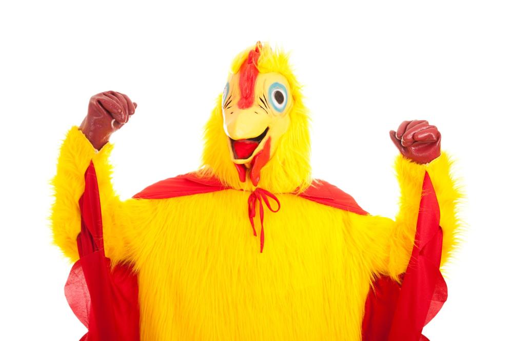 mascotte poulet